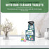 All Purpose Cleaner Tablets – Family Pack – Natural Kitchen Cleaner – Glass, Bathroom & Water Stain Remover – Eco-Friendly – Bathtub Cleaner – Cle...