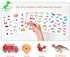 Portable Jelly Sticker Quiet Book for Kids, Reusable Sticker Book for Toddlers, Preschool Learning Activities, Animal Travel Toys (Animals)...