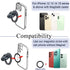 Magnetic Phone Ring Holder Compatible with MagSafe Phone Grip Kickstand for Magsafe Cases with Magnetic Adapter Circle, Adjustable Angle Butterfly...