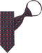 Jacob Alexander Men's Happy Valentine's Day Hearts and Love Arrows Pre-Tied Zipper Neck Tie - Black White Red...