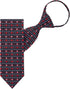 Jacob Alexander Men's Happy Valentine's Day Hearts and Love Arrows Pre-Tied Zipper Neck Tie - Black White Red...