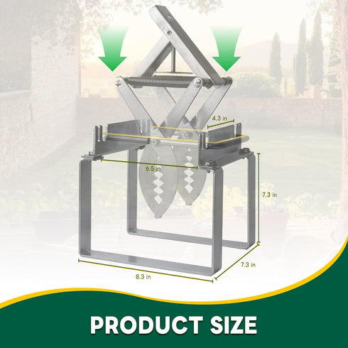 Mole Trap Releaser, Universal Mole Trap Resetter for Lawns, Design for Mole Scissor Trap, Galvanized Steel Mole Trap Tool(Reusable)...