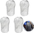 4 Pcs Gutter Downspout Guards 3.5 Inch Aluminum Leaf Filter Strainer Expandable Gutter Downspout Protector for Preventing Blockage Leaves Debris...