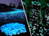 100 Pcs Glow in The Dark Garden Pebbles for Walkways and Decor in Blue...