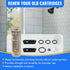 Dreyoo Cartridge Repair Kit Replacement for 96988, Repair Kit Compatible with Moen 1222/1222B Single Handle Cartridge Tub and Shower Faucets, Bath...