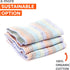 Full Circle Tidy 100% Organic Cotton Dish Cloths, Set of 3, Multicolored...