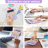 Mechanical Pushbutton Calculator,12 Digit Large LCD Display,Big Buttons Easy to Press,Colorful Candy Calculator,Automatic Sleep,with Battery.for O...