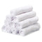 Spasilk Washcloth Wipes Set for Newborn Boys and Girls, Soft Terry Washcloth Set, Pack of 10, White, (010-WTE)...