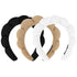 3 Pack Spa Headbands for Washing Face, Skincare Headbands Makeup Headband Sponge Face Wash Headbands, Terry Cloth Headbands Puffy Hair Band for Wa...