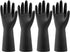 Bamllum 4 Pairs Rubber Kitchen Dishwashing Gloves - Reusable Household Cleaning Gloves for Washing Dishes and Cleaning Tasks, Flexible Long-lastin...