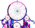 OMA Dream Catcher Traditional Tie Dye Colors Pink, Blue & Purple Feathers - 8.5" Diameter & 30" Long - (Tie Dye - Purple - Large)...