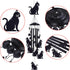Cat Wind Chimes for Home, Patio, Backyard, Garden Cat Decor, Cats Wind Catcher, Indoor 7 Cats Wind Bells, Outside Mobile Black Cat Wind Chime Fest...