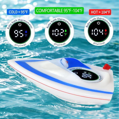 Baby Bath Thermometer,Newborn Swimming Safety Toy Thermometer,Bathtub Water Thermometer,Tub Floating Toy,Baby Temperature Warning...