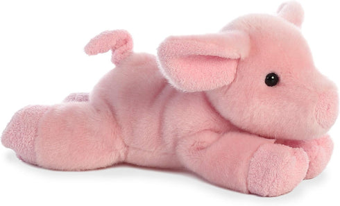 Aurora® Adorable Mini Flopsie™ Pickles Piglet™ Stuffed Animal - Playful Ease - Timeless Companions - Pink 8 Inches...