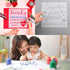 16 Pieces Inspirational Word Stencils Family Sign Stencils Reusable Stencils Love Home Template with Metal Open Ring for Painting on Wood, Porch, ...