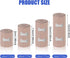 8 Pack Premium Elastic Bandage Wrap, Compression Wrap Bandage for Legs, Self-Closing Elastic Bandage Wrap - Hook & Loop Fasteners at Both Ends - L...