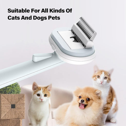 5-In-1 Multifunctional Pet Grooming Set Needle Brush, Hair Brush, Hair Removal Comb, Bath Massage Brush, In Addition To Loose Hair, For Cats & Dog...