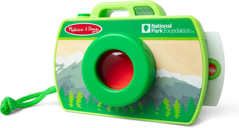 Melissa & Doug Rocky Mountain National Park Sights and Sounds Wooden Toy Camera Play Set - FSC Certified...