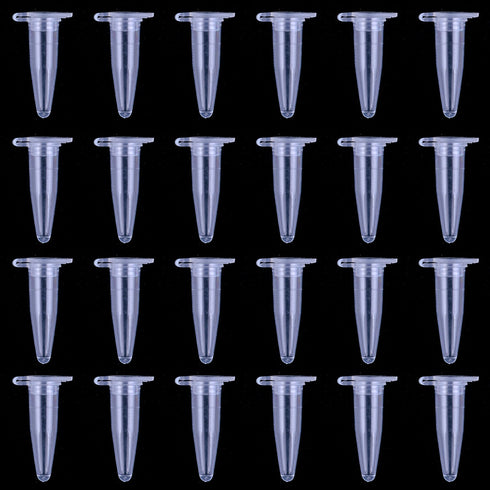 BronaGrand 1000 Pieces 0.2 ml Disposable Micro Centrifuge Tubes with Attached Lid Clear White PCR Tubes...