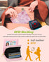 Bistup Credit Card Holder Wallet for Women Cute Leather Ladies Teen Girls Female Cardholder Wallets Accordion Purse Small Medium Aesthetic Print M...