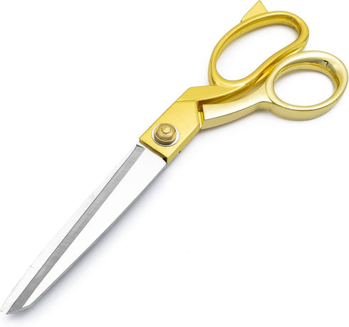 SUNLAND Professional Stainless Steel Heavy Duty Tailor Scissors (11 inch, gold hadle)...