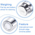 QP Calibration Weights, 100 Gram OIML Class M1 High Precision Scale Weights, Stainless Steel Gram Weights, Chrome Finish, Scale Calibration Weight...
