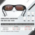 DUCO Polarized Wraparound Fitover Glasses Wear Over Sunglasses for Men Women UV Protection Sun Glasses 8954...