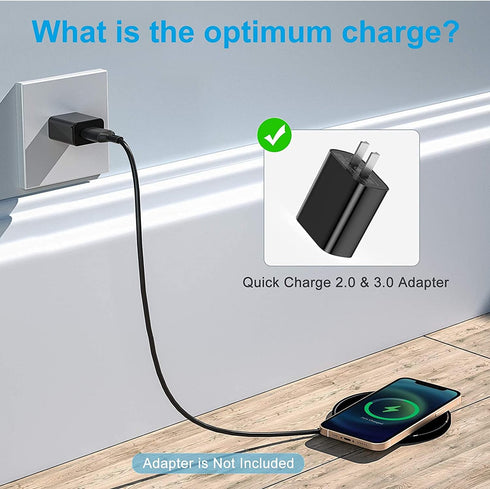 UrbanX OptiPad Fast Wireless Charger Pad for Your Devices - 10W Fast-Charging Soft Touch Top......