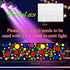 Haull 1 Pcs 118 x 39 Inches Neon Light up Dance Floor Glow in The Dark Runner Rugs UV Reactive Blacklight Rug Fluorescent Floor Runner for 80s 90s...