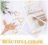 100 Pcs Gold Heart Paper Clips Gold Love Heart Shaped Small Paper Clips Cute Stainless Steel Metal Paper Clips Paperclips Bookmarks for Women Docu...