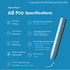 Novaplus A8 Pro iPad Stylus, Wireless & Type C Dual Charging Modes, Key Switching Function for Eraser and Brushes, compatible w/Notability, Procre...