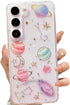 for Samsung Galaxy S23 Clear Case with Glitter Stars Planet Universe Design,Sparkle Bling Cute Slim Soft TPU Protective Women Girl's Phone Cover f...