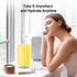Portable Mini Humidifier, Small Cool Mist Humidifiers 350ml Quiet USB Personal Desktop Air Humidifier for Bedroom Home Plants Car Baby indoor Offi...