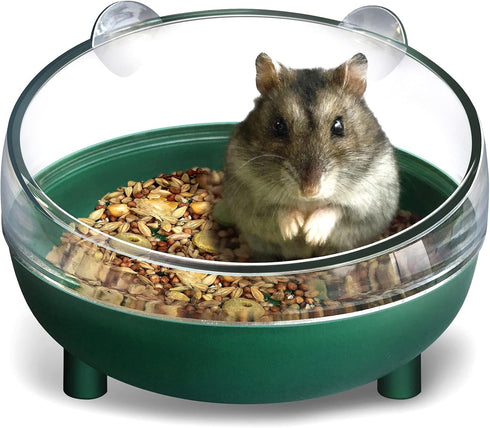 Hamster Food Bowl, Elevated Tilted Pet Feeder, Reduces Neck Strain, Suitable for Dwarf Hamsters, Gerbils, Mice, Puppies, and Other Small Animals...
