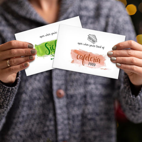 Colorful Open When Envelopes for University College Student, Leaving Home Daughter Son Gifts, Boyfriend or Girlfriend College Care Package, Long D...