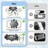 Rearview Mirror Phone Holder for Car - Adjustable Multifunctional 360°Rotatable and Retractable Bracket for Car Rear View Mirror Mount Holders...