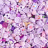 50 Pcs Slime Charms Easter DIY Craft Making Resin Jewery Making Kit, Resin Flatback Slime Beads Making Supplies for DIY Scrapbooking Crafts (Purpl...