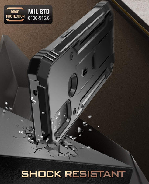 Poetic Revolution Series Case for OnePlus Nord N10 5G, Full-Body Rugged Dual-Layer Shockproof Protective Cover with Kickstand and Built-in-Screen ...