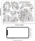 Door Fence Landscape Clear Stamps Large Size Flower Bird Cage Silicone Stamp Garden Blooming Scenery Stamps for Card Making DIY Scrapbooking Photo...
