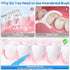 300 Pcs Interdental Brushes for Braces, 6 Size Soft and Bendable Braces Brush for Cleaning, Toothpick Dental Tooth Flossing Head Oral Dental Hygie...