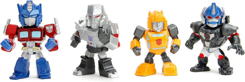 Transformers 2.5" 4-Pack Collectible Die-Cast Figure, Toys for Kids and Adults...