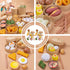 2 Sets Kids Pretend Play Toy Kitchen Cooking Toy Steamed Toy Food Chinese Breakfast Food Play Set Dollhouse Furniture (26Pcs)...