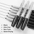 Ultra Fine Point Black Permanent Markers, 36 Pack Ultra Fine Point Black Permanent Marker set, Works on paper, Plastic, Stone, Glass, Metal...