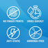 MiracleWipes for Electronics Cleaning - Screen Wipes Designed for TV, Phones, Monitors and More - 20 Count...