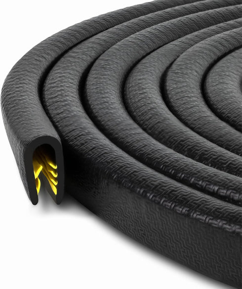 Edge Trim Black Large, Fits Edge 1/4 Inch, Length 10 Feet (3.05 Meter)...