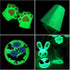 Glow in The Dark Yarn, Crochet Yarn for Crocheting,Yarn for DIY Art,Knitting, Crocheting and Crafts, 5 Pack Total 260g/9oz-275 Green yards......