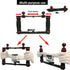 Aluminium Alloy Underwater Video Light Stabilizer Tray Dive Light Stand Tray with Two Aluminum Alloy 1'' Ball Handle for Action Camera and Any Oth...