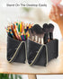 MONSTINA Makeup Brush Organzier Bag,High Capacity Portable Stand-Up Makeup Brush Holder,Professional Artist Makeup Brush Sets Case Waterproof Dust...