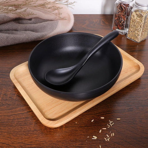 Hemoton 2Pcs Japanese Style Ramen Bowl,Ramen Bowl,Miso Soup Bowl,Noodle Bowls, Large Soup Bowl,Salad Bowl Fruit Dessert Bowl,Melamine Asian Bowls,...