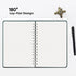 Spiral Dot Grid Notebook, Bullet Dotted Journal Notebook with 100gsm Thick Dotted Paper, Medium 5.75'' × 8.38'', Double-Wire, Hardcover, Inner Poc...